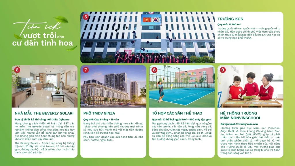 Tiện ích cho khu dân cư