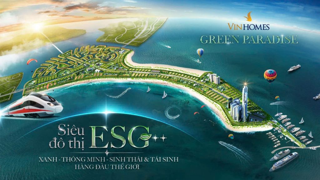 Vinhomes Green Paradise Cần Giờ là siêu dự án bất động sản lấn biển do Tập đoàn Vinhomes làm chủ đầu tư tọa lạc tại xã Long Hòa và thị trấn Cần Thạnh thuộc huyện Cần Giờ, TP HCM.