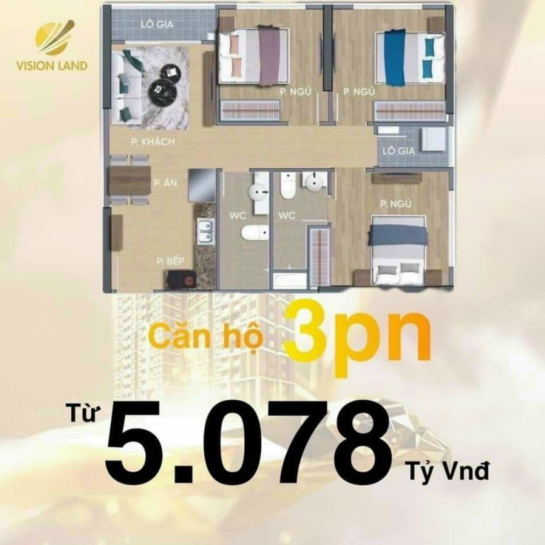 Bảng giá căn hộ 3 phòng ngủ diện tích lớn tại The Beverly Solari Vinhomes.
