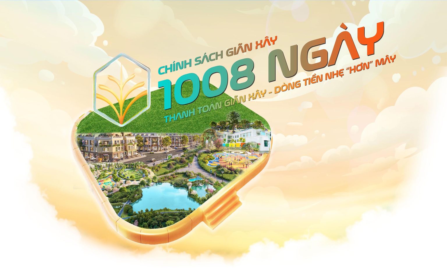 Chính sách thanh toán giãn xây 1008 ngày dự án Vinhomes Green City