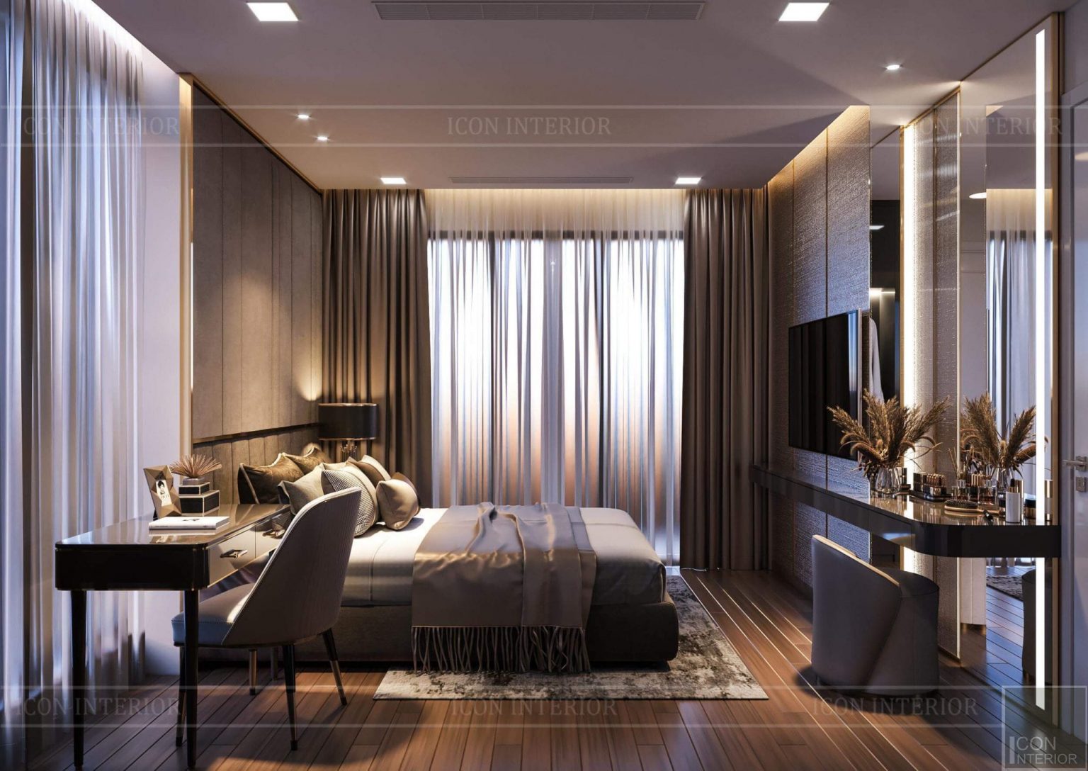 Mẫu thiết kế phòng ngủ tinh tế dành cho cư dân tinh hoa The Beverly Solari