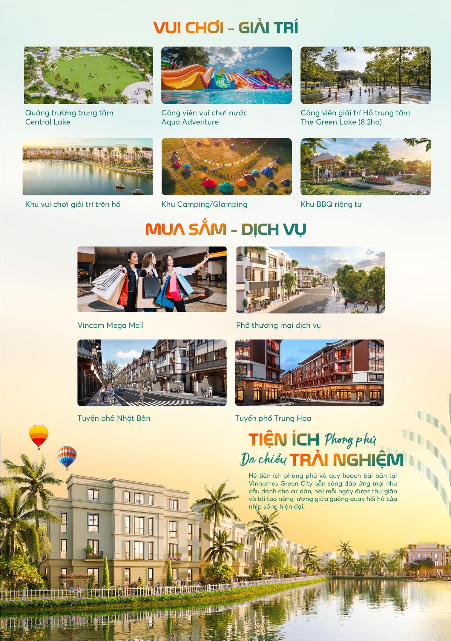 Tiện ích vinhomes green city