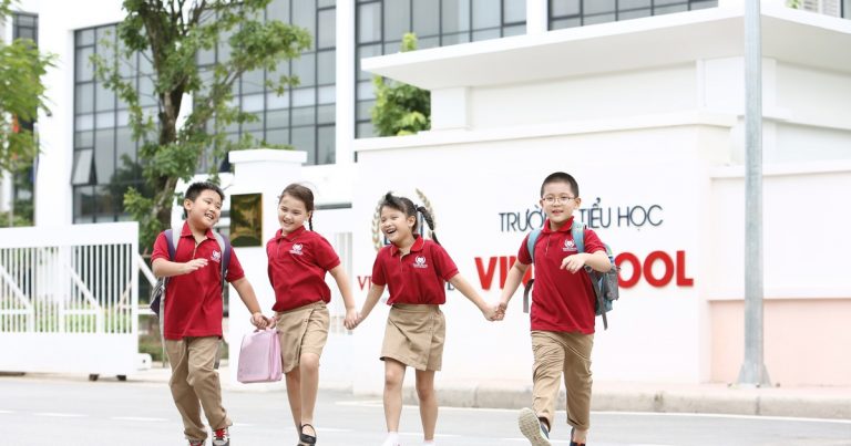 Học sinh Vinschool tại Vinhomes Grand Park tận hưởng môi trường giáo dục chuẩn quốc tế.