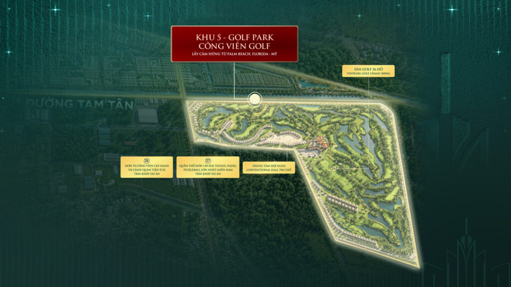 Phân khu Golf Park - Đặc quyền thượng lưu khác biệt