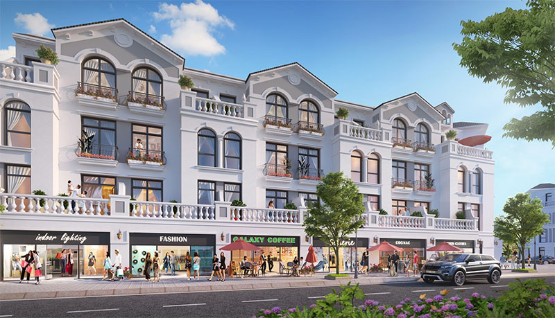 Thiết kế nhà phố thương mại (Shophouse) sầm uất