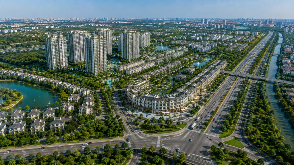 Vị trí bất động sản Vinhomes Hóc Môn