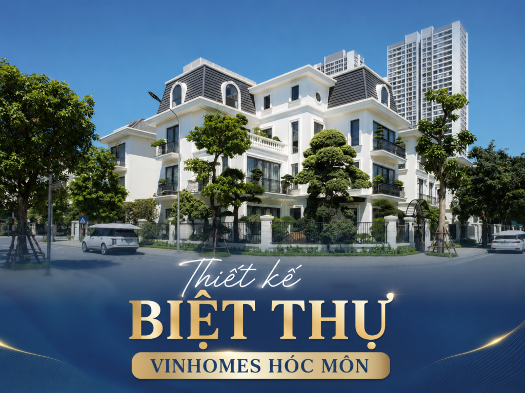Thiết kế biệt thự Vinhomes Hóc Môn