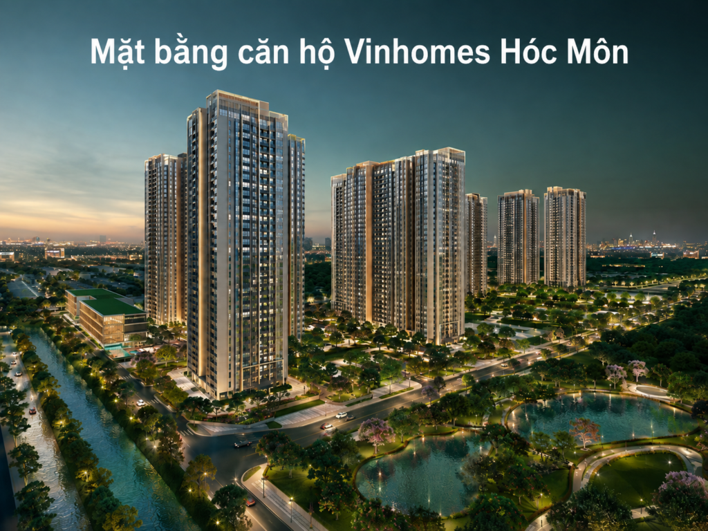 Mặt bằng căn hộ Vinhomes Hóc Môn